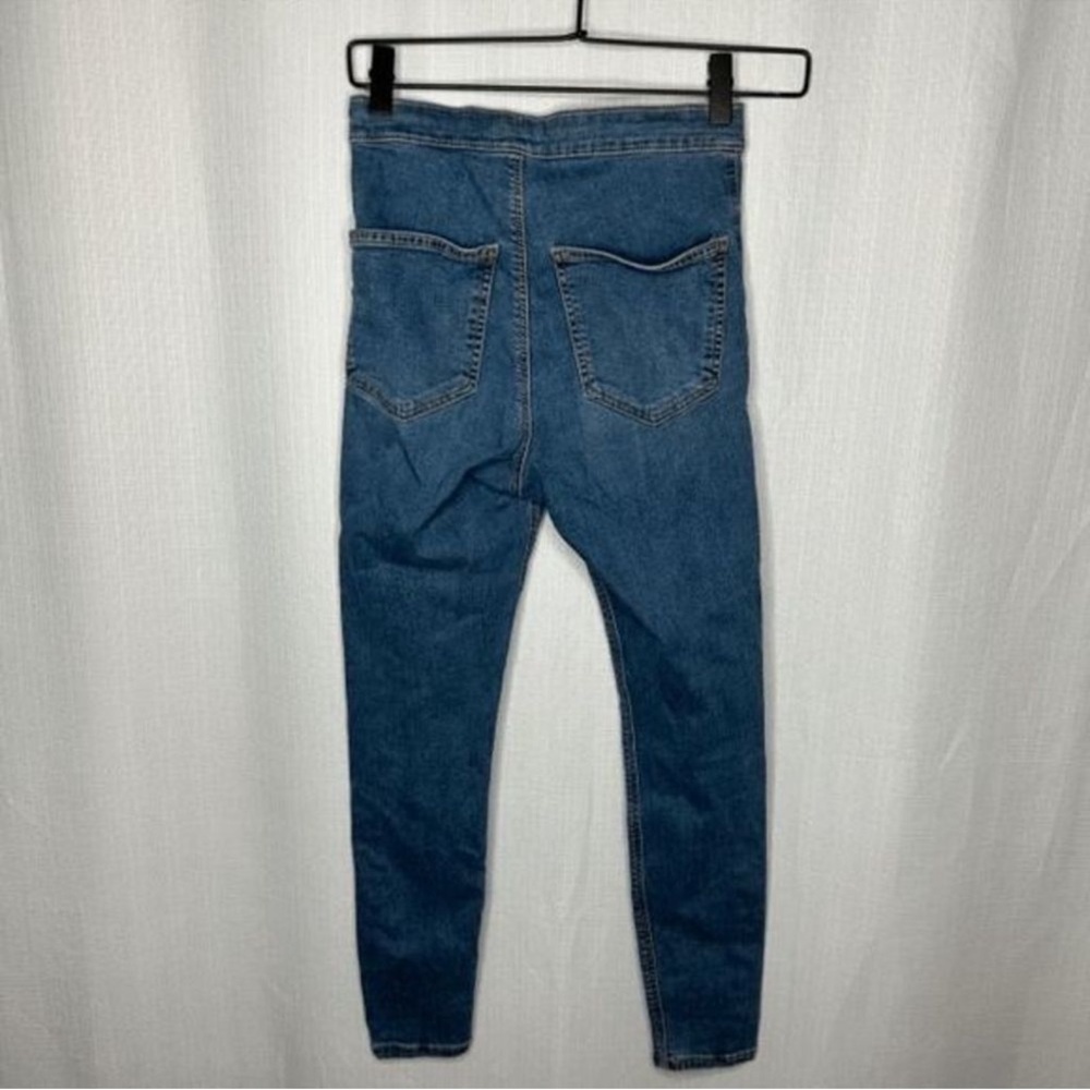 Topshop High Rise Blue Jeans - Picture 2 of 3